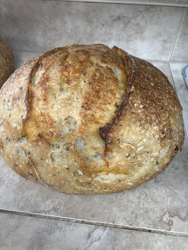 Artisan Italian Herbs and Cheese Sourdough Bread